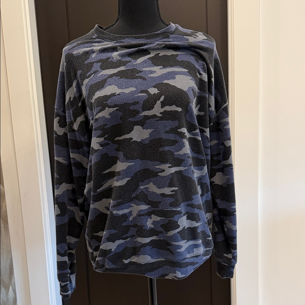 Athleta Navy and Charcoal Hoodie